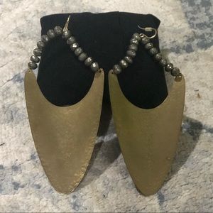 Beautiful copper long earrings